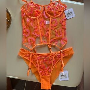 Honey Birdette Solis Set - Bustier 34B & Small Brief